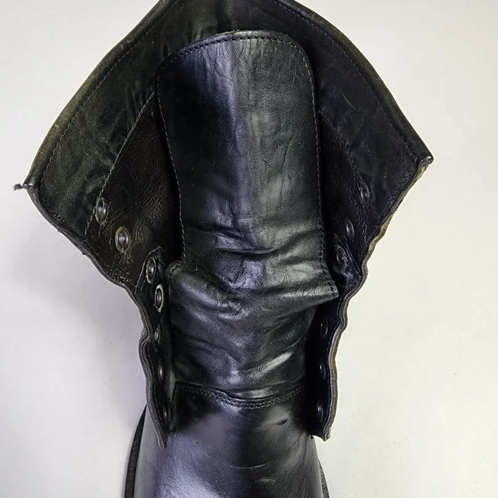 Buttero B1101 Black Leather Ankle Boots Made in Italy 41.5 - Picture 4 of 15